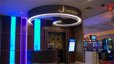 entrance to Jimmys Steak & Seafood