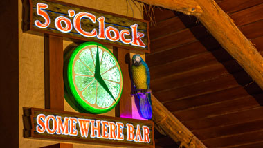 5 O'Clock Somewhere Sign