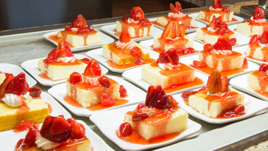 desserts at World Tour Buffet