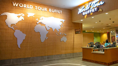 entrance to World Tour Buffet