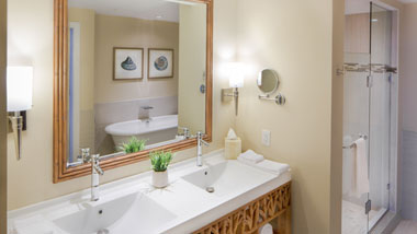 Margaritaville Resort Casino Luxury Hotel suite bathroom