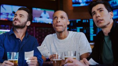 Guys at a sportsbook