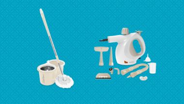 Spin mop and multi purpose steam cleaner