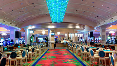 Casino floor at Margaritaville Resort Casino
