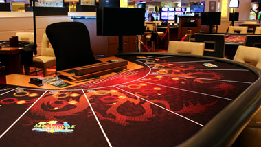 Baccarat Table at Margaritaville Resort Casino Bossier City