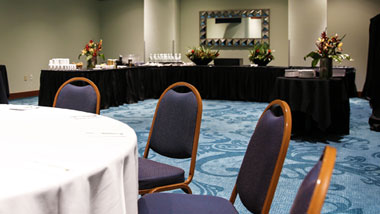 buffet tables in Bird of Paradise Room at Margaritaville