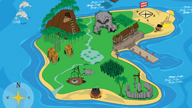 screenshot of Margaritaville Millions kiosk game
