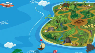 screenshot of Margaritaville Millions kiosk game