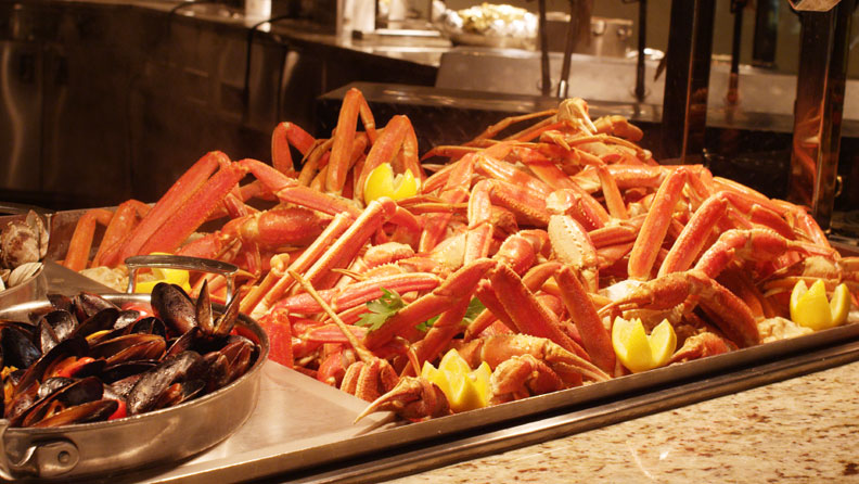 harrahs casino crab legs